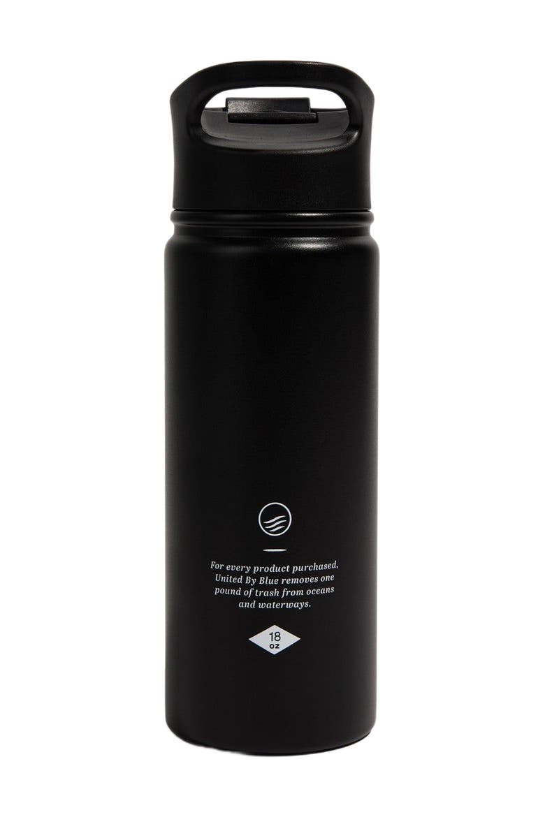 18 OZ Butterfly Galaxy Steel Bottle, Alternate, color, Black