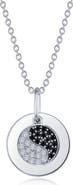 Lafonn Yin Yang Simulated Diamond Pendant Necklace