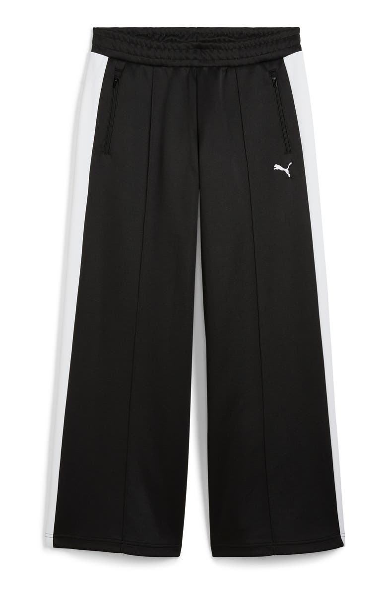 PUMA T7 Low Rise Track Pants, Alternate, color, Puma Black