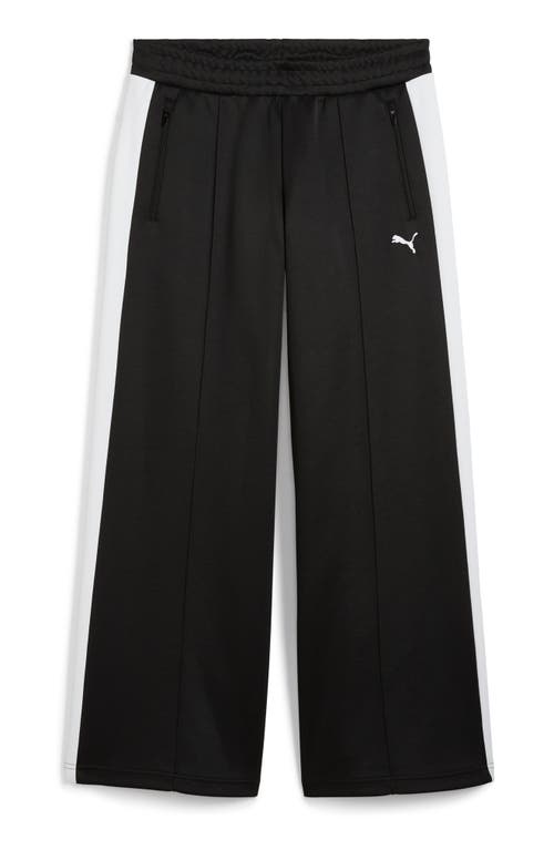 Puma T7 Women's Low Rise Track Pants In  Black