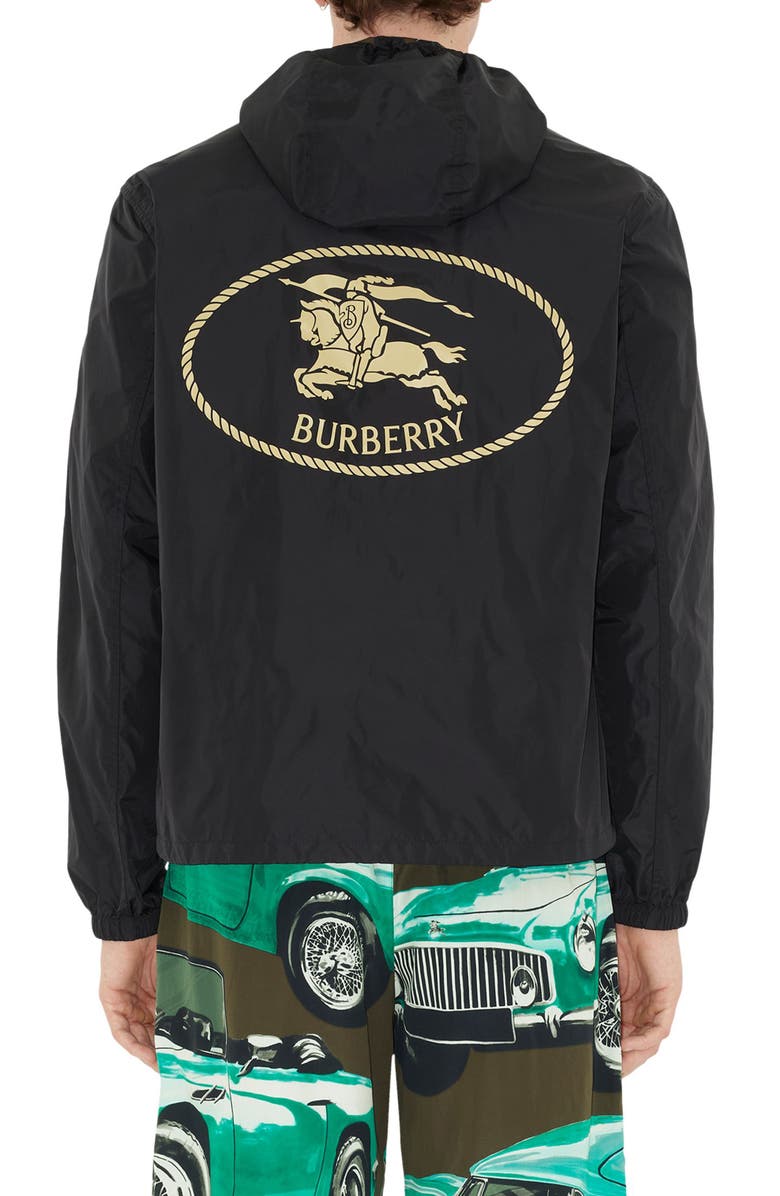 Burberry Newport EKD Jacket, Alternate, color, Black