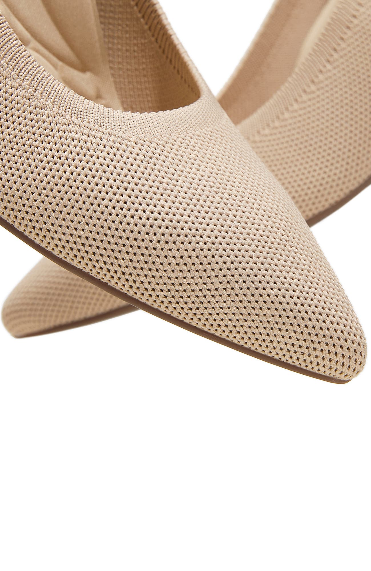 VIVAIA Pointed-Toe Wedge, Alternate, color, Almond