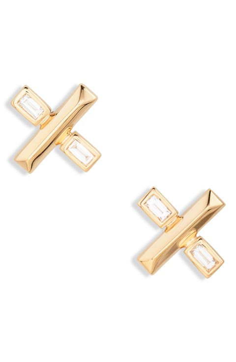 Reese Brooklyn Diamond X-Stud Earrings