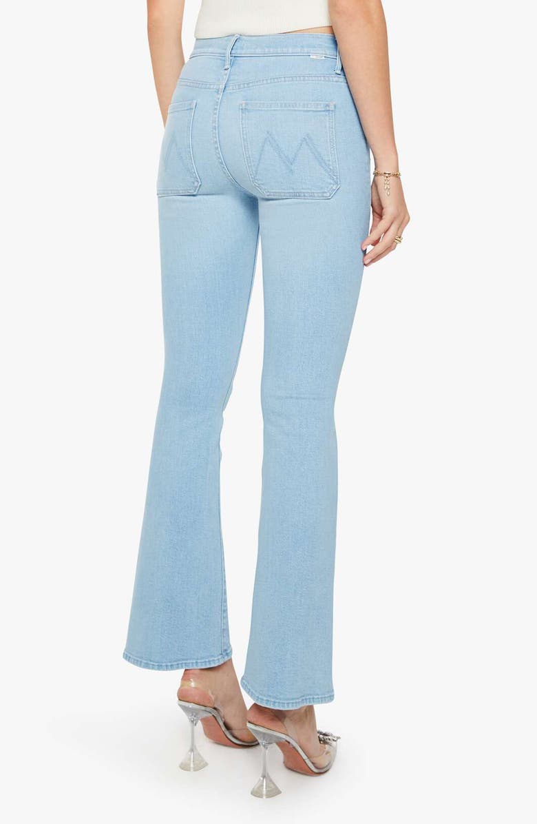 MOTHER The Patch Pocket Mid Rise Flare Jeans, Alternate, color, Sauced By Six
