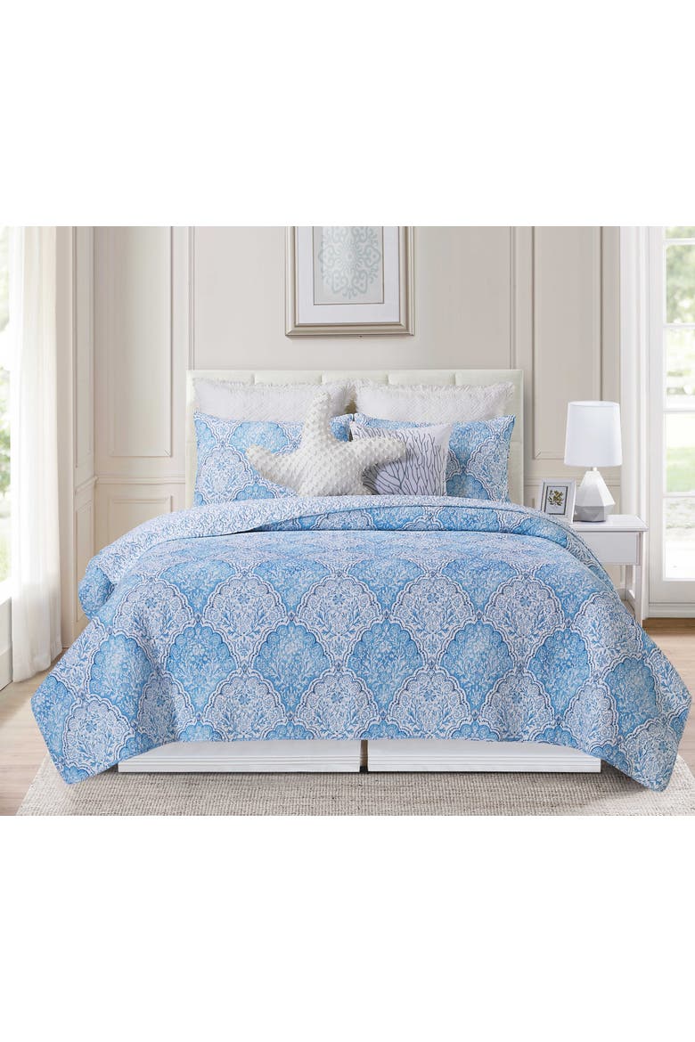 Chinoiserie Coast Bedding Collection, Alternate, color, Blue