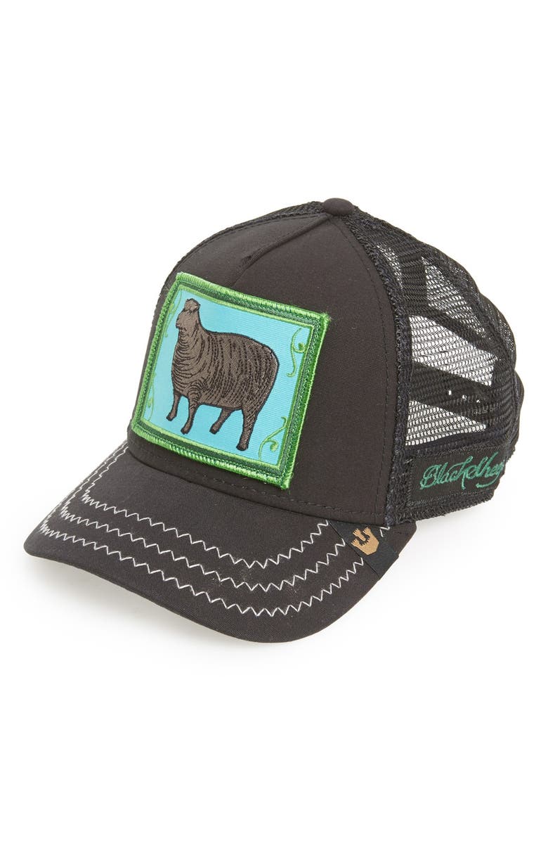 Goorin Bros. Goorin Brothers 'Animal Farm - Black Sheep' Trucker Cap, Main, color,