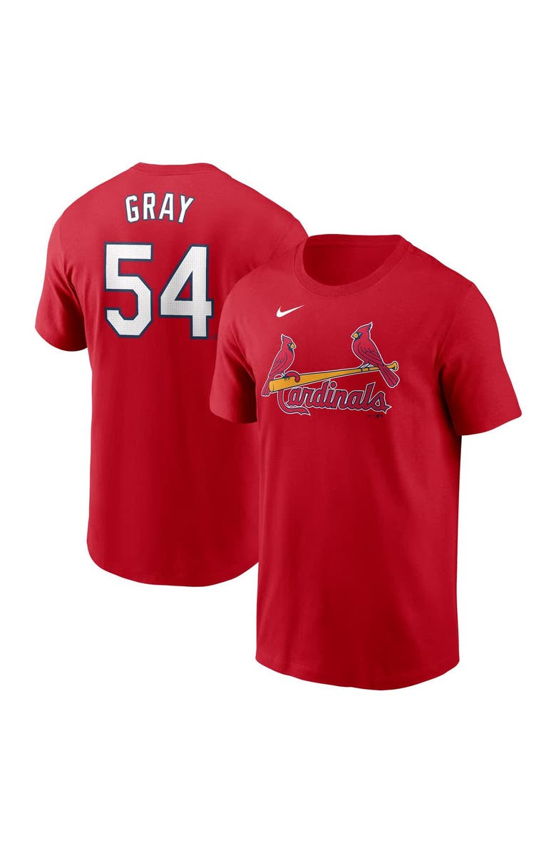 Nike Men's Nike Sonny Gray Red St. Louis Cardinals Fuse Name & Number T-Shirt, Alternate, color, Red