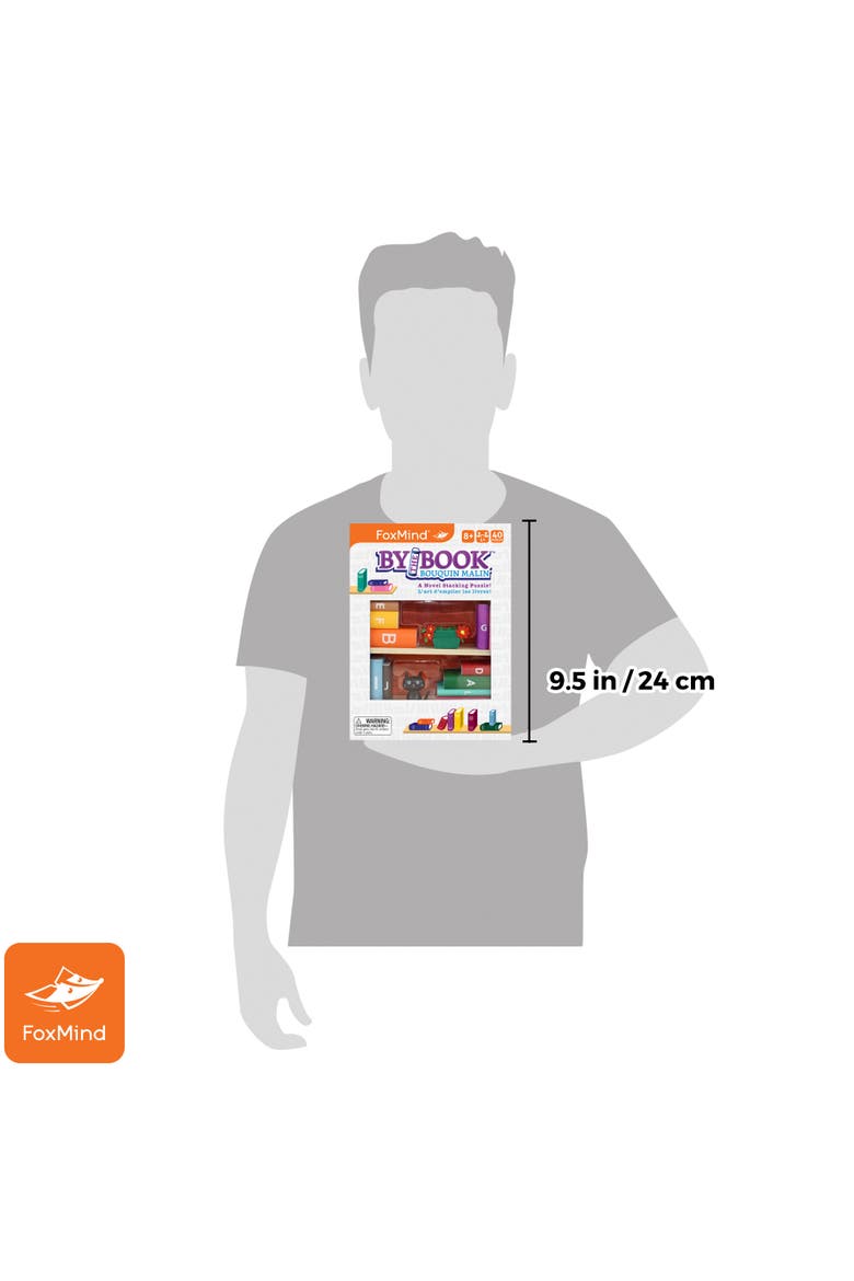 Games By The Book A Novel Stacking Puzzle, Brainteaser, Alternate, color, Multicolored