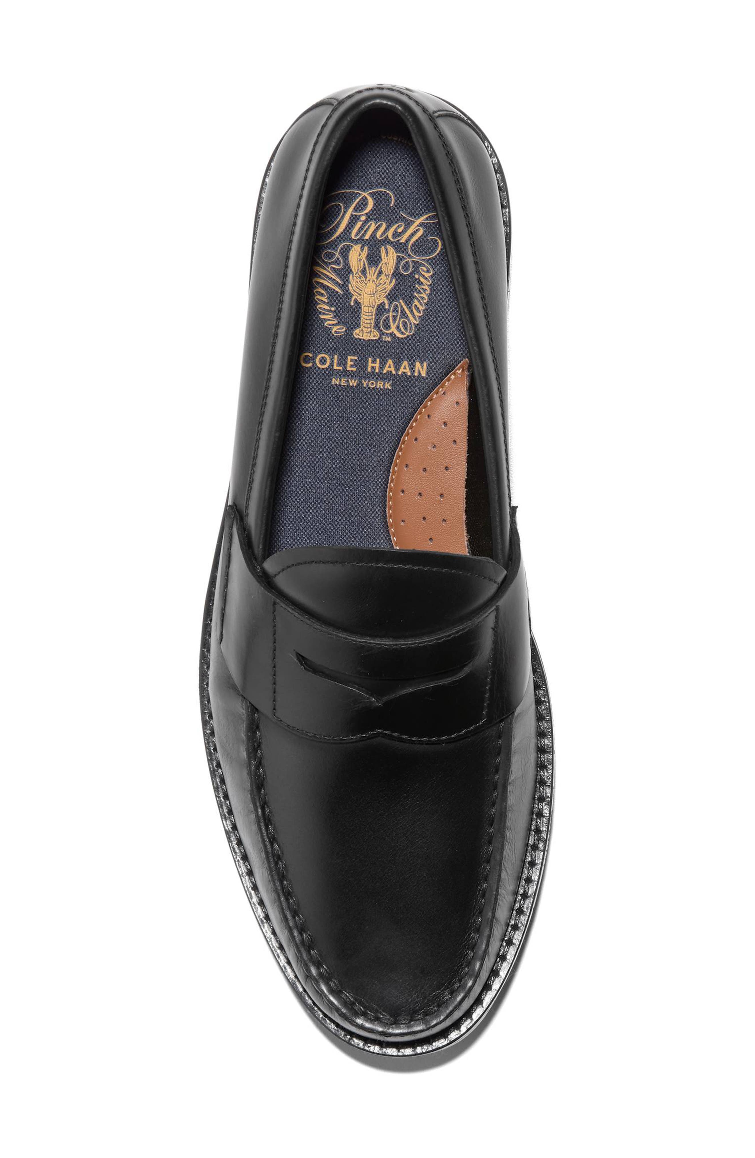 Pinch Penny Woven Flexcraft Loafer, Alternate, color, BLACK / BLACK
