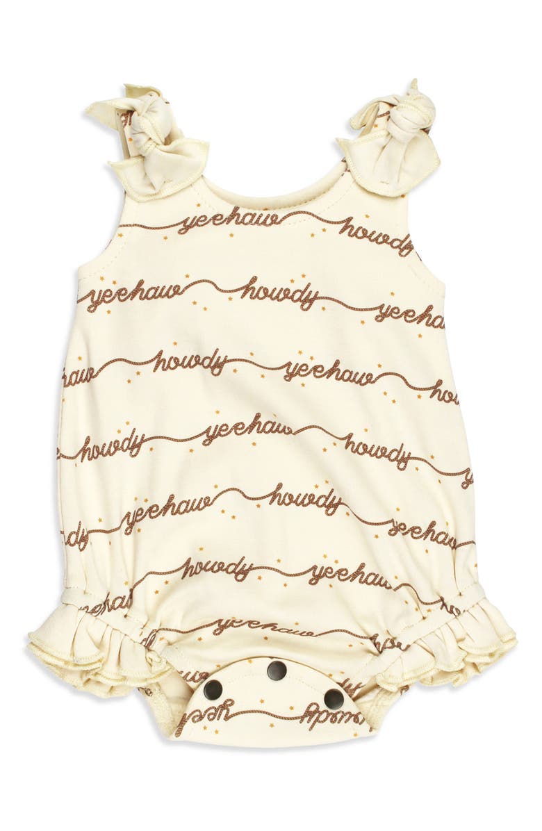 L'ovedbaby Bow Tie Organic Cotton Bodysuit, Main, color,