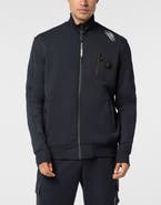 PLEIN SPORT Piquet Tracksuit Jacket Scratch Men