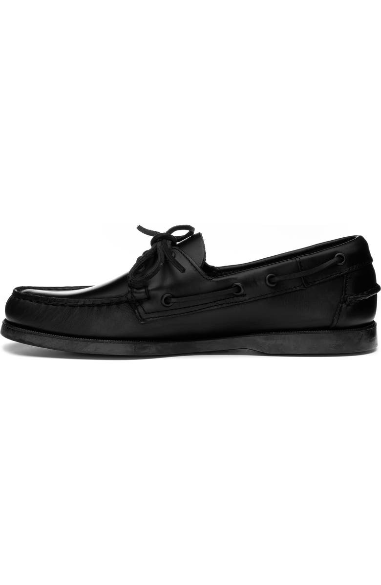 Sebago Classic Portland Boat Shoes, Alternate, color, Total Black