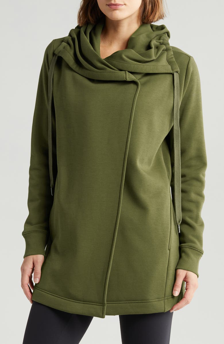 Zella Amazing Cozy Wrap Jacket, Alternate, color,