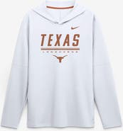 Nike Men's Nike White Texas Longhorns 2026 Sideline Lightweight Long Sleeve Hooded Dri-FIT Top