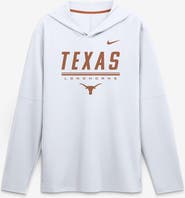 Nike Men's Nike White Texas Longhorns 2026 Sideline Lightweight Long Sleeve Hooded Dri-FIT Top