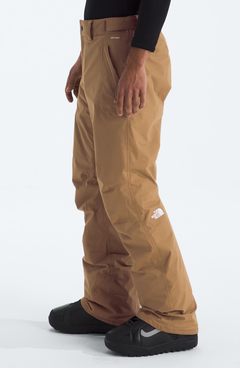 The North Face Freedom Waterproof Insulated Snow Pants, Alternate, color, Utility Brown