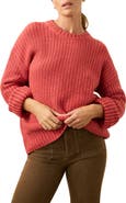 Faherty Heirloom Organic Cotton Blend Crewneck Sweater