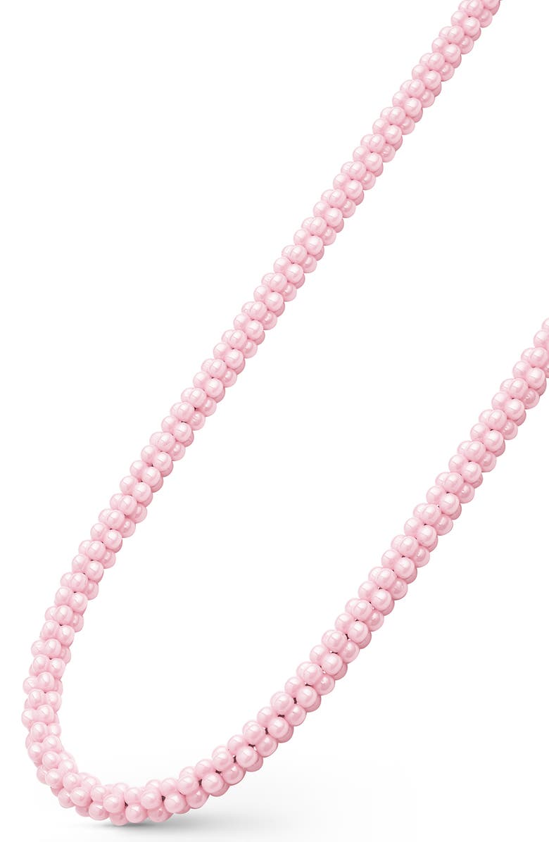 LAGOS Pink Caviar Ceramic Beaded Necklace, Alternate, color, Pink