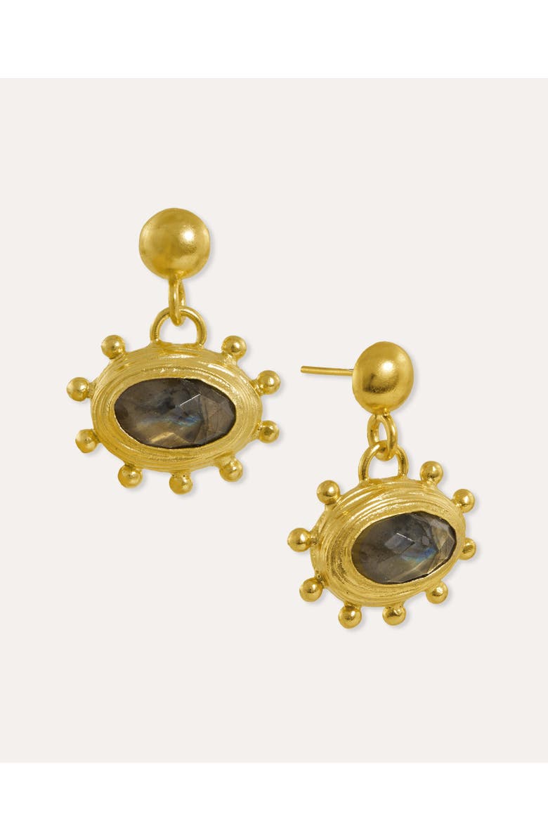 Ottoman Hands Zand Labradorite Drop Earrings, Main, color, 