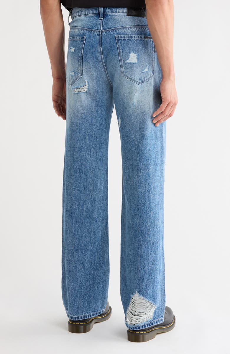 RtA Jonas Straight Leg Jeans, Alternate, color, Medium Distressed Wash