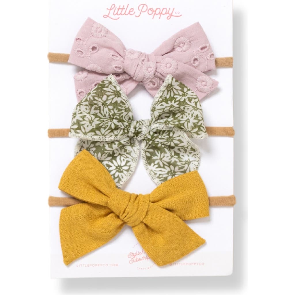 Little Poppy Co The Headband Bow Set In The Savannah