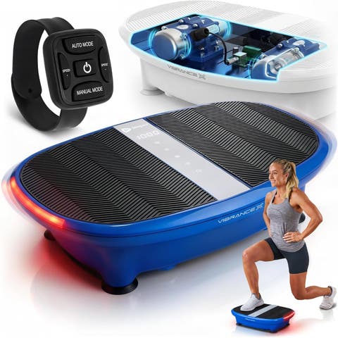 Vibration Plate for Lymphatic Drainage Vibrat with LED Indicator Whole Body Vibrating Plate Exercise Machine