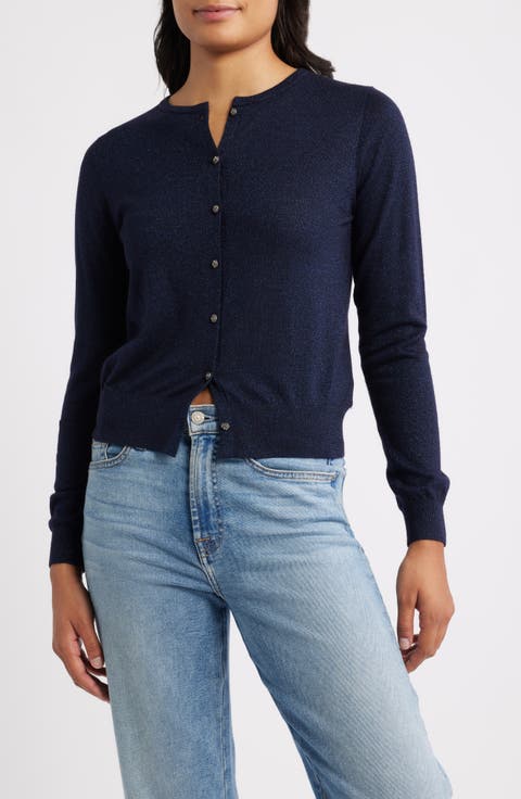 Merino Wool Blend Cardigan