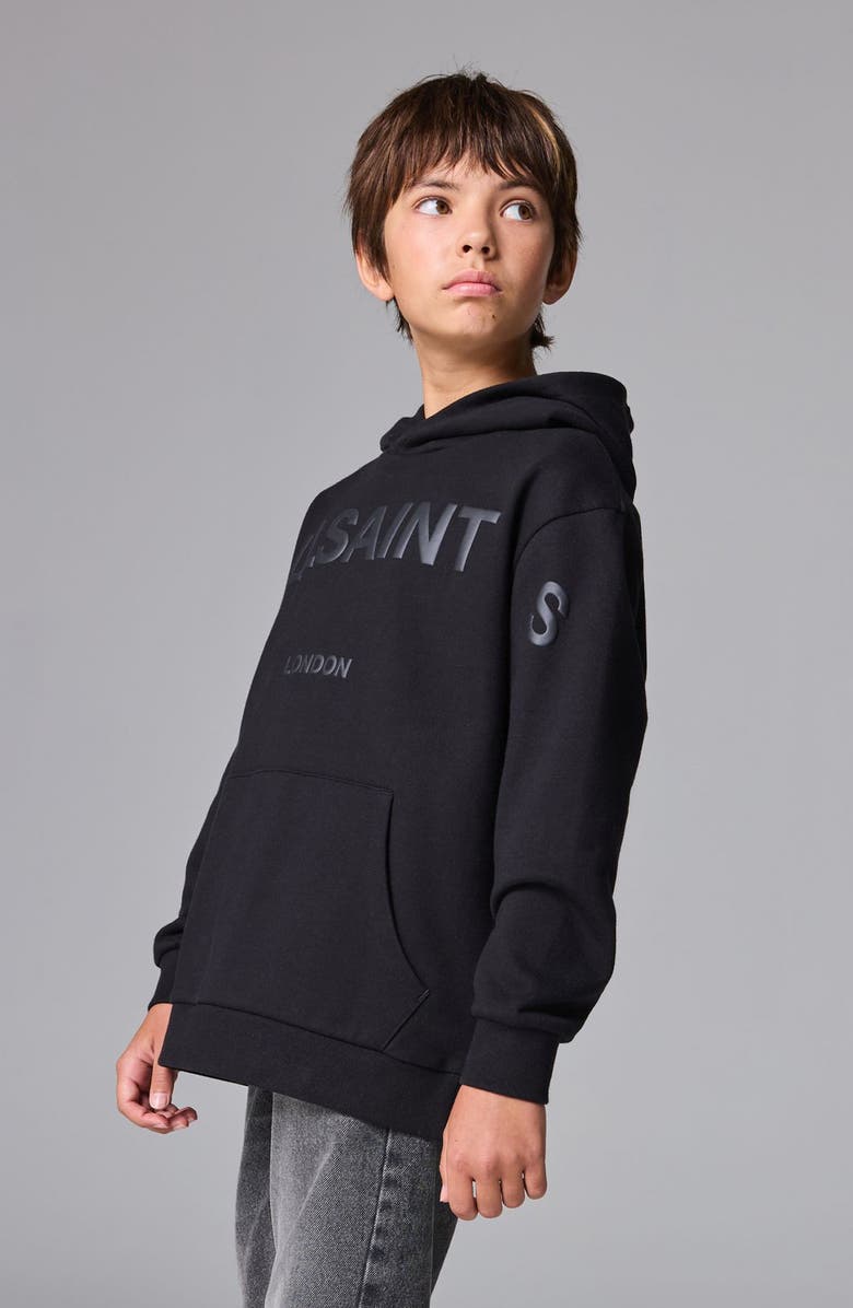 smALLSAINTS by ALLSAINTS Kids' Oversize Logo Graphic Hoodie, Alternate, color, 