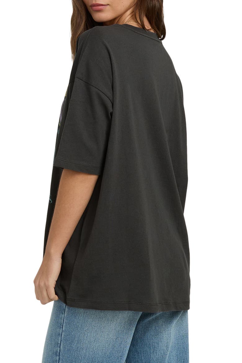 Counting Stars Oversize Cotton Graphic T-Shirt, Alternate, color, OFF BLACK