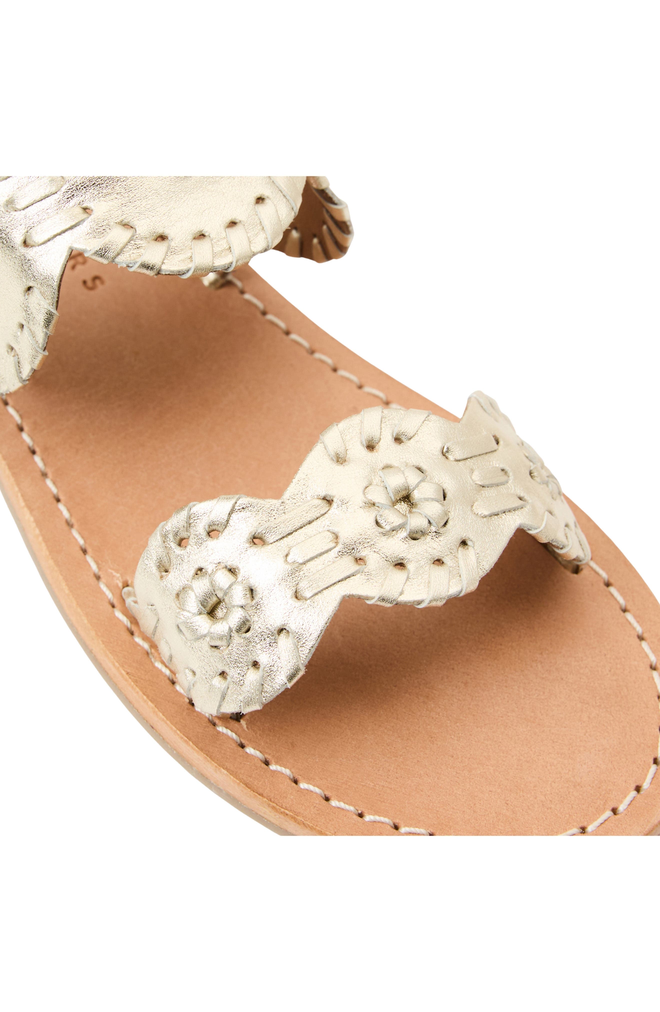 Kids' Lauren Sandal, Alternate, color, PLATINUM