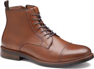 Johnston & Murphy Durham Waterproof Cap Toe Boot