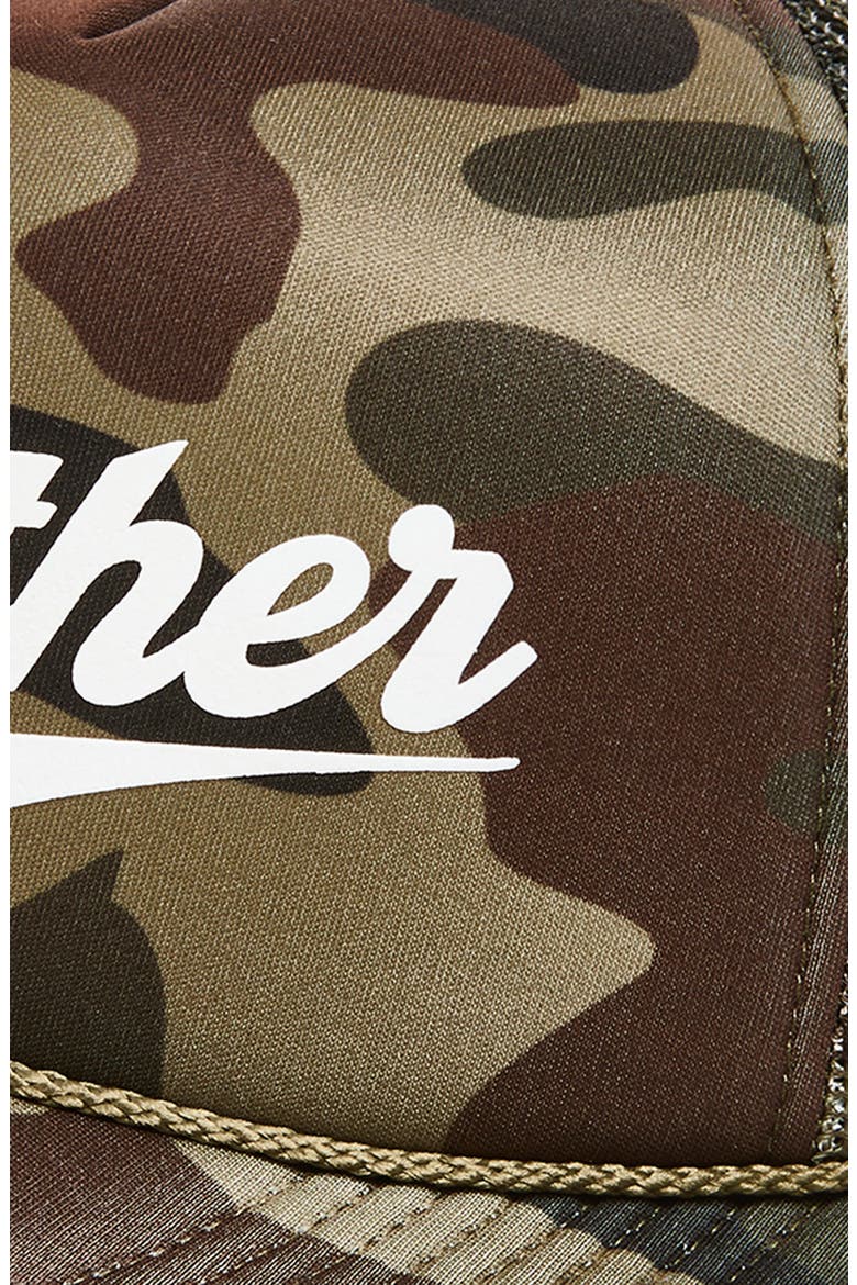 Mother Summer Trucker Hat, Alternate, color, CAMO