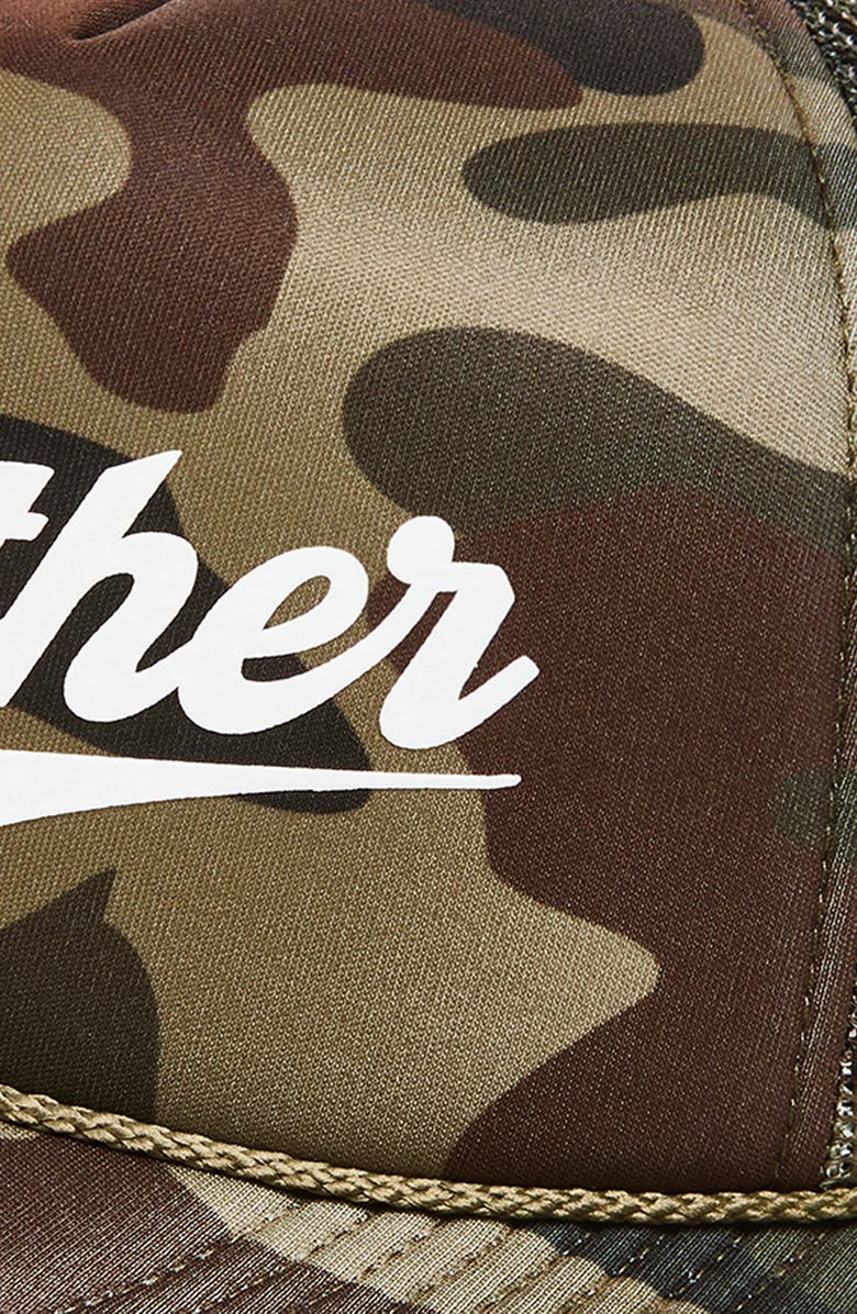 Local Beach Mother Summer Trucker Hat, Alternate, color, Camo