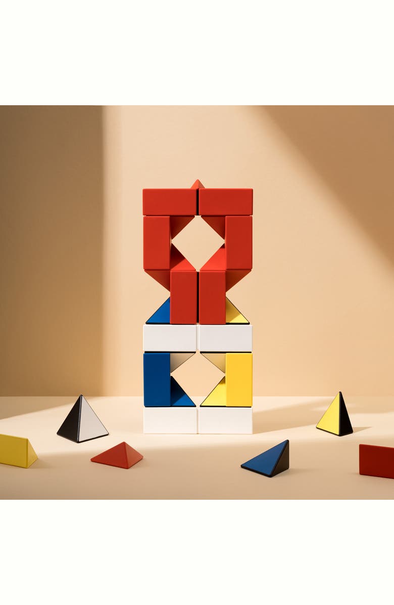 TRIDO Kids' The Style Edition 28-Piece Magnetic Construction Kit, Alternate, color, 