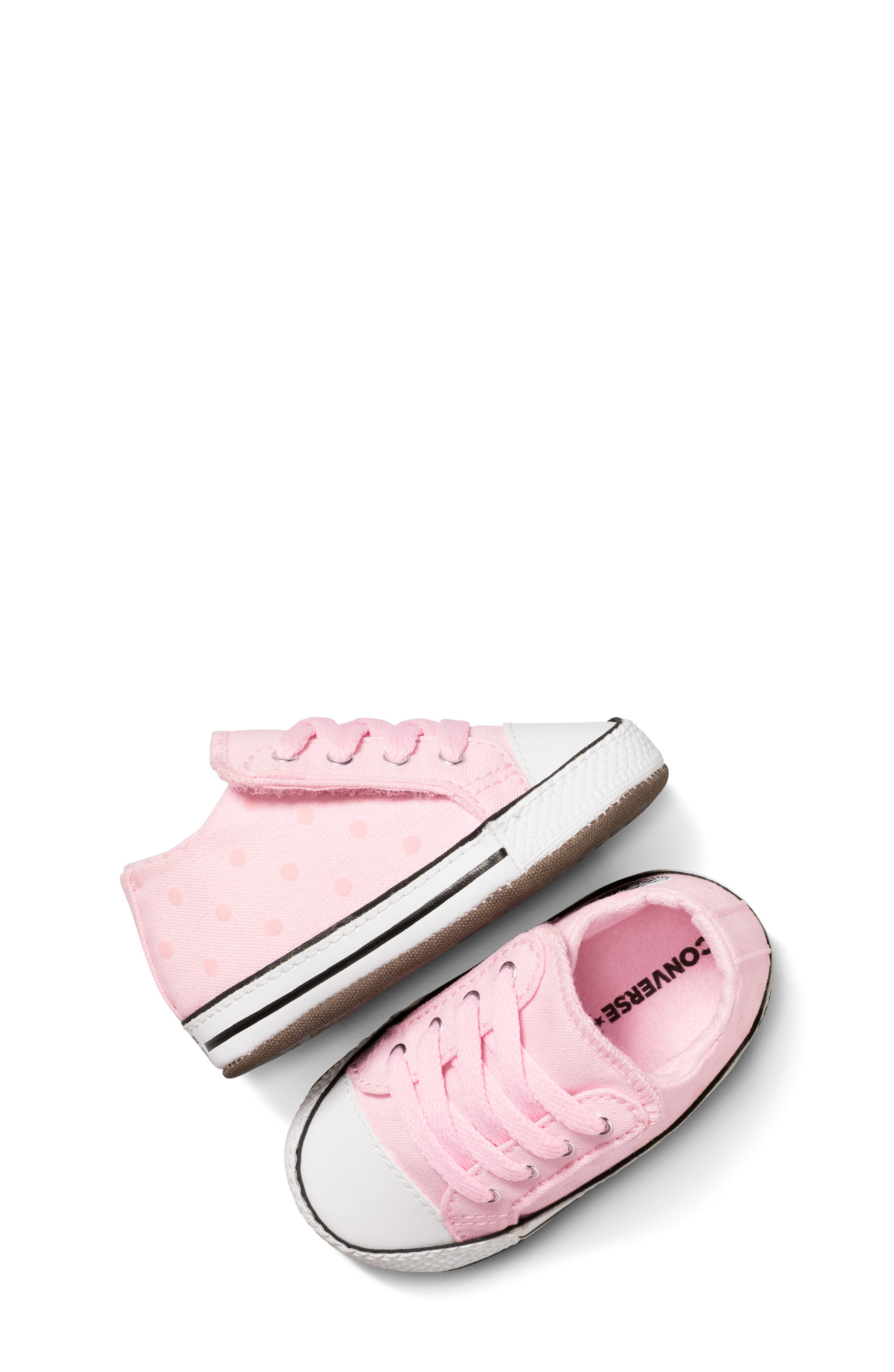 Converse Kids' Chuck Taylor All Star<sup>®</sup> Polka Dot Sneaker, Alternate, color, Pink Frosting/ White/ Black