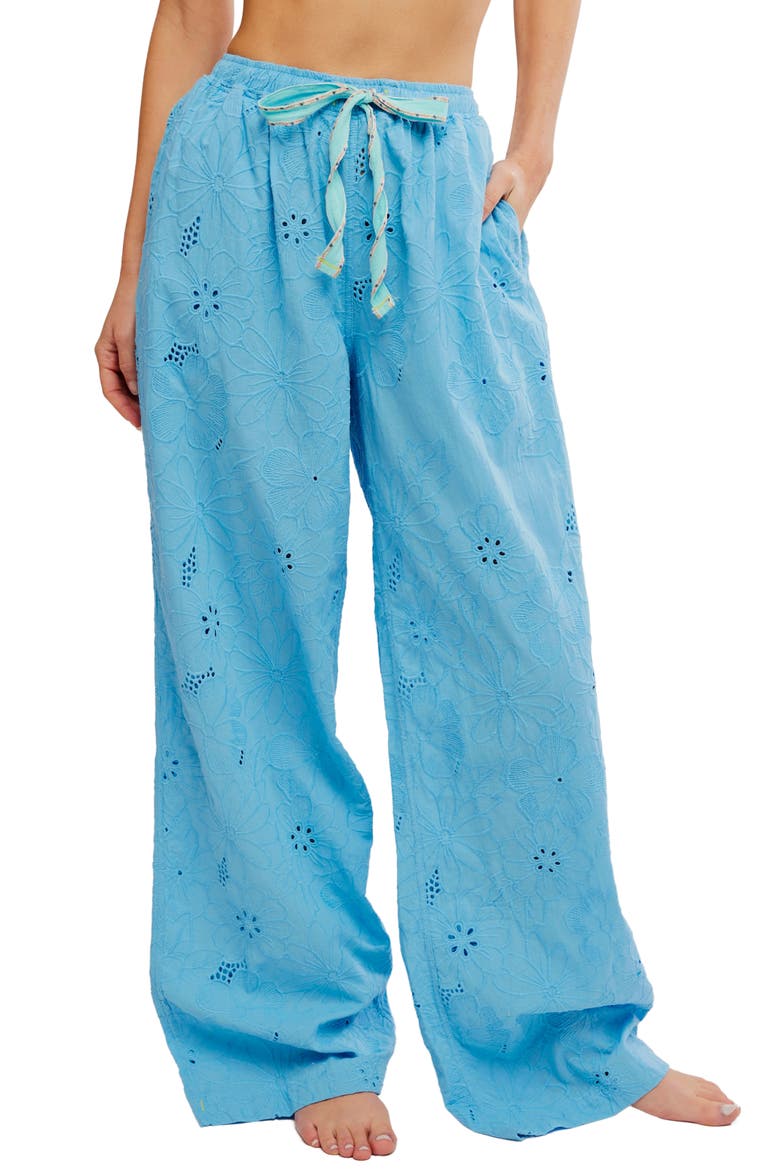 Intimately FP Day Drift Pants, Main, color, BLUE