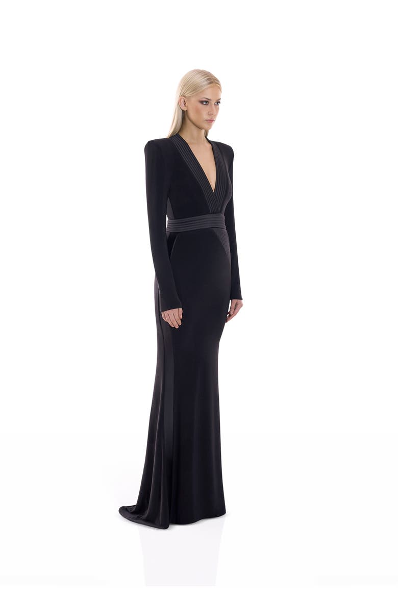 The Heiress Gown, Alternate, color, BLACK