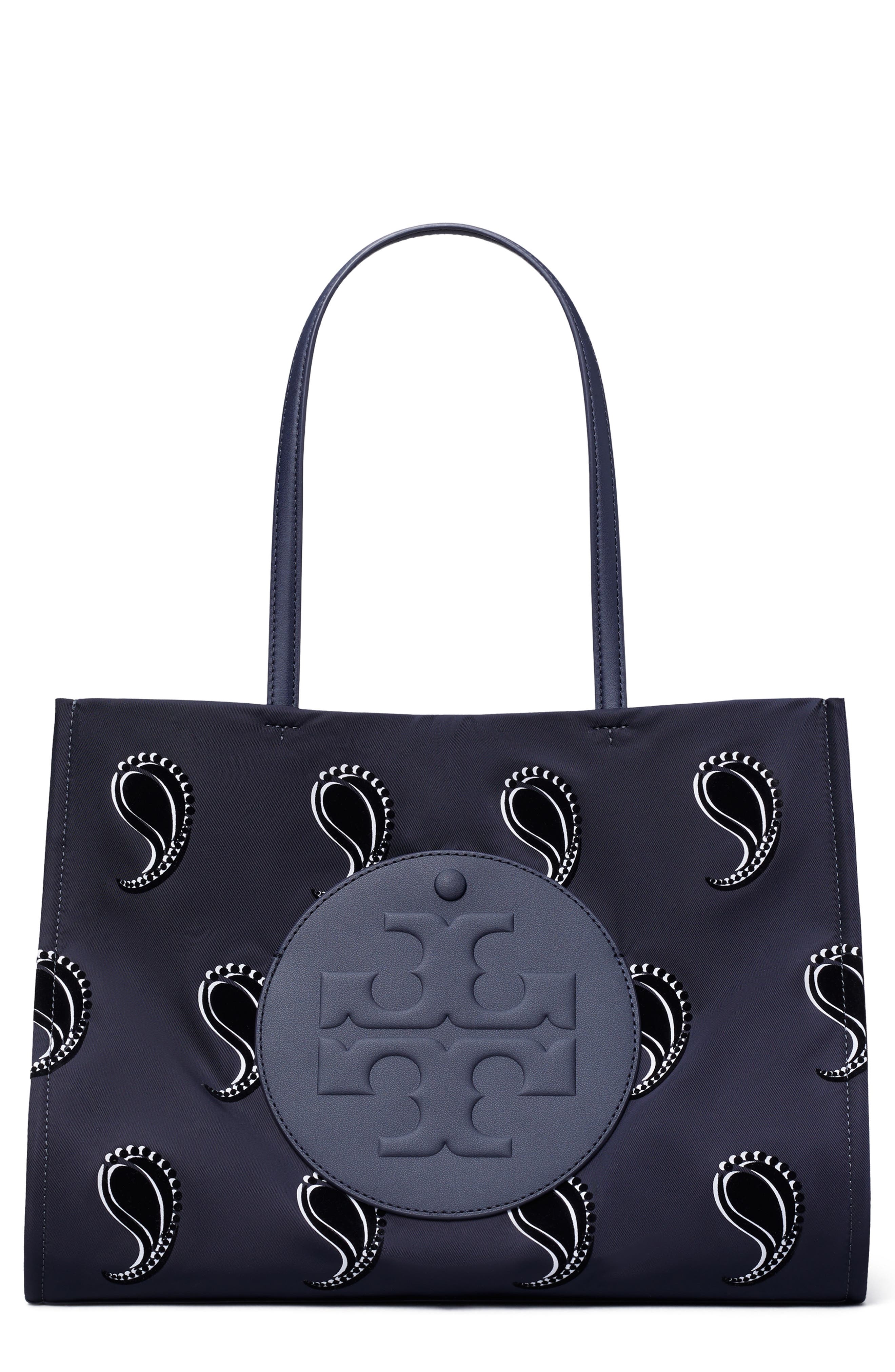 Tory Burch Small Ella Print Tote, Main, color, 