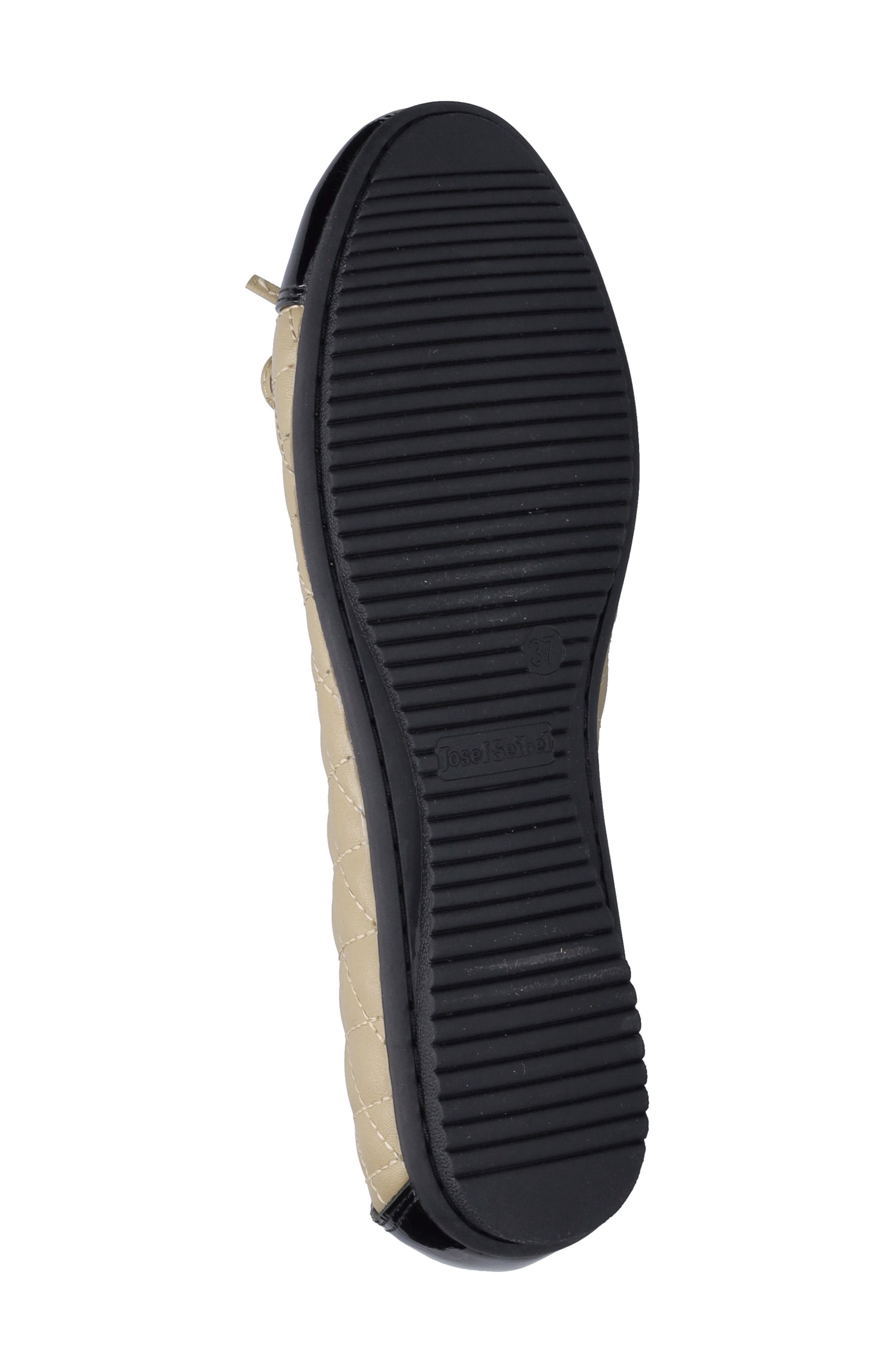 Josef Seibel Pippa Ballet Flat, Alternate, color, Beige/ Black