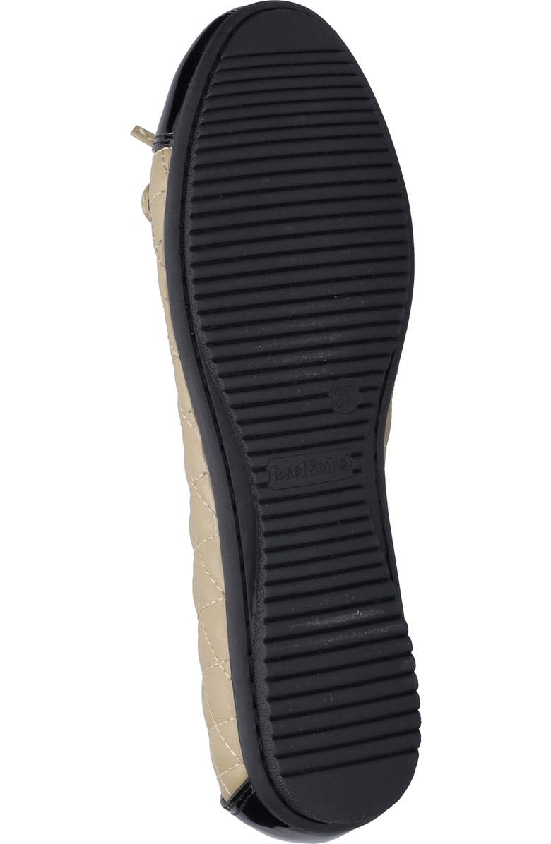 Josef Seibel Pippa Ballet Flat, Alternate, color, Beige/ Black