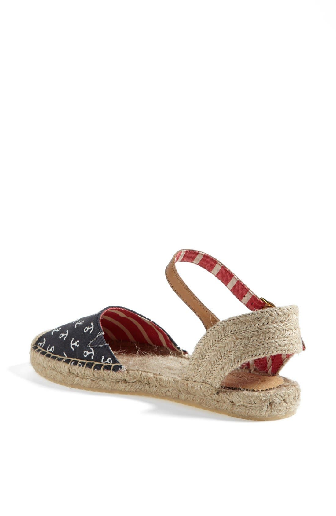 SPERRY HOPE FLAT, Alternate, color, NAVY ANCHORS