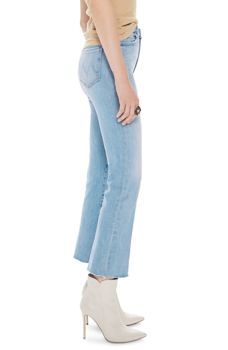 MOTHER The Hustler Frayed Ankle Jeans, Alternate, color,