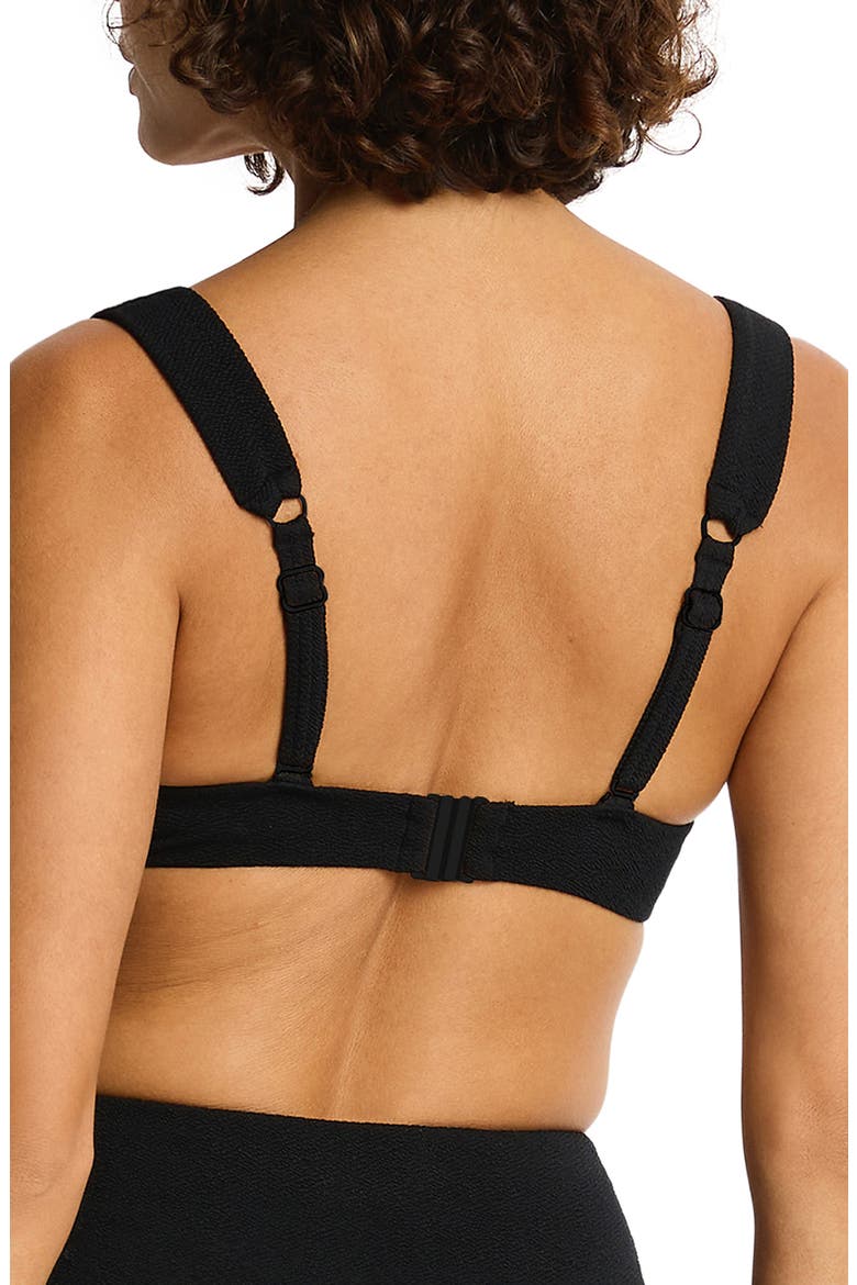 Underwire Balconette Bikini Top, Alternate, color, BLACK