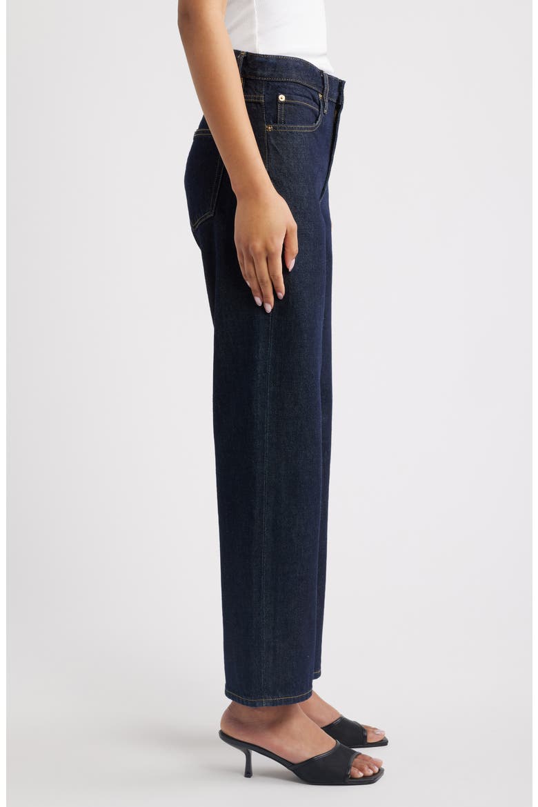 The Hang Ankle Straight Leg Jeans, Alternate, color, RINSE