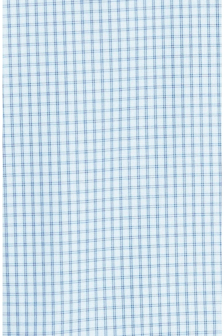 Cedar Island Micro Tattersall Button-Up Shirt, Alternate, color, CAROLINA SKY