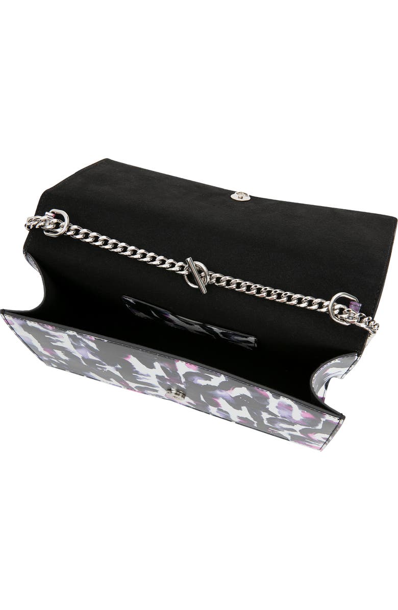 McQueen Medium Skull Watercolor Graffiti Leather Top Handle Bag, Alternate, color,