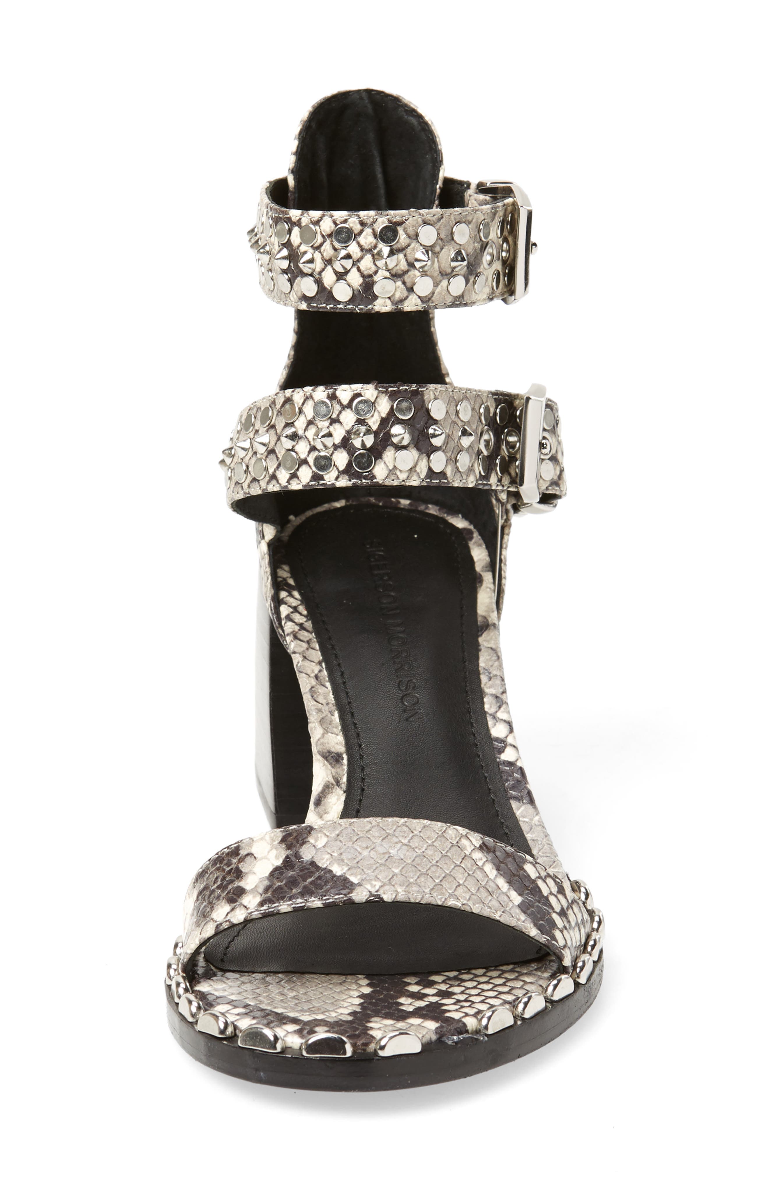 Sigerson Morrison Apple Studded Sandal, Alternate, color, 