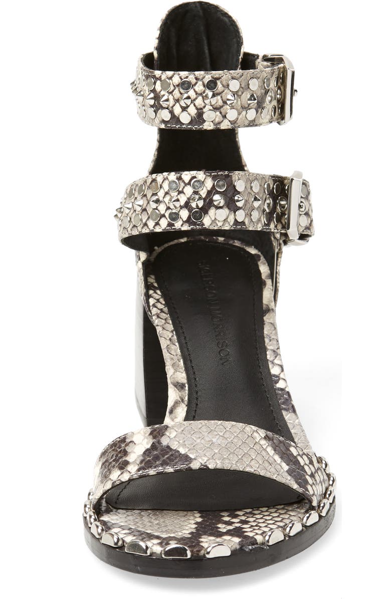 Sigerson Morrison Apple Studded Sandal, Alternate, color,