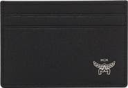 MCM Himmel Card Case in Embossed Leather