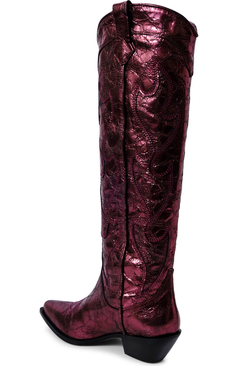 Free People Moody Metallic Western Boot, Alternate, color,